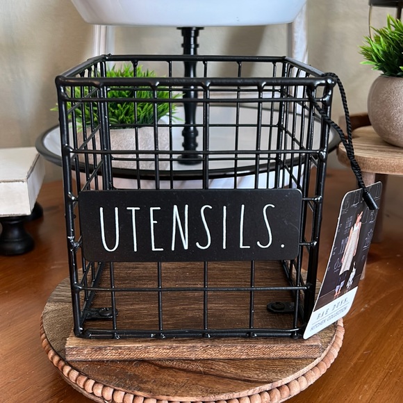 Rae Dunn | Kitchen | Rae Dunn Metal Utensils Caddy Storage | Poshmark